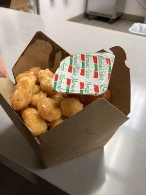 Fried cheese curds!