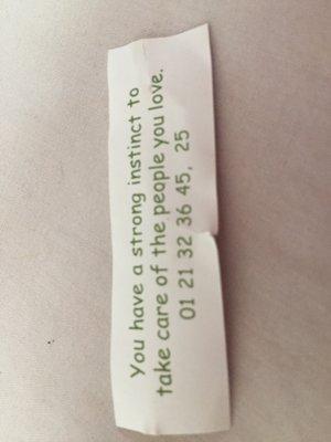 This is true about my fortune!