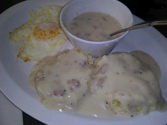 Biscuits & gravy.