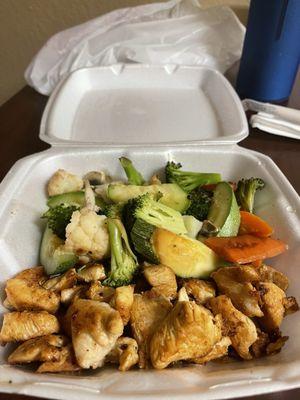 Mixed vegetables with chicken