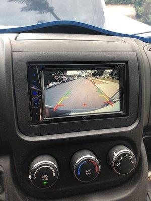 Back up camera and Bluetooth touch screen for Ram Promaster