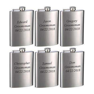 Personalized Stainless Steel Hip Flasks