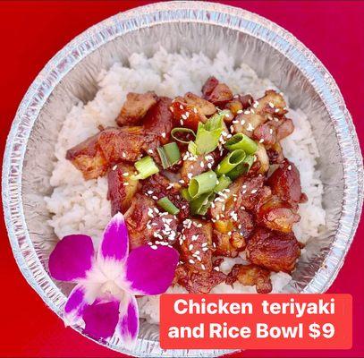 Chicken teriyaki and Rice bowl