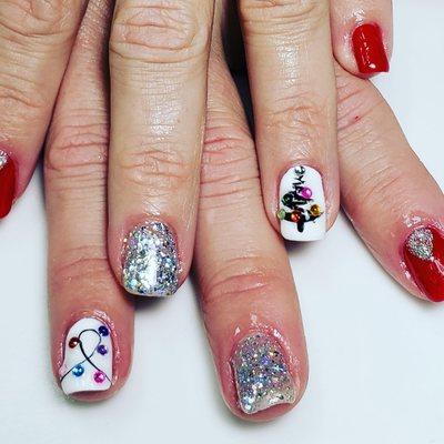 Christmas nailart