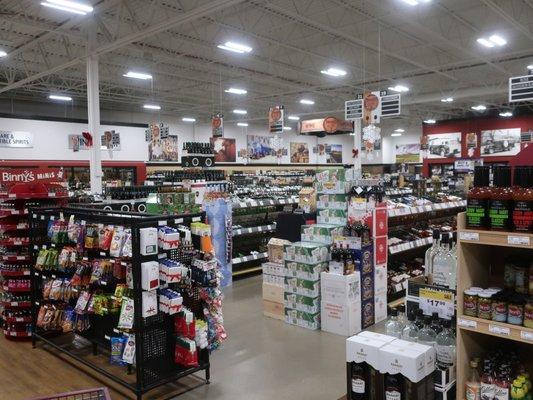 A bright and open display floor.