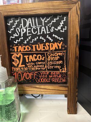 Daily Specials