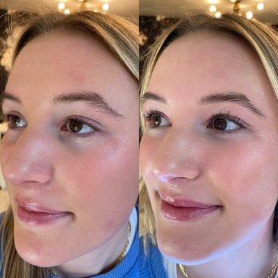 Lash lift & tint + brow design