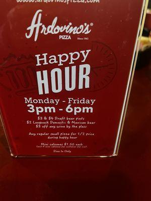 Happy Hour Great deal