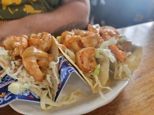 Shrimp tacos