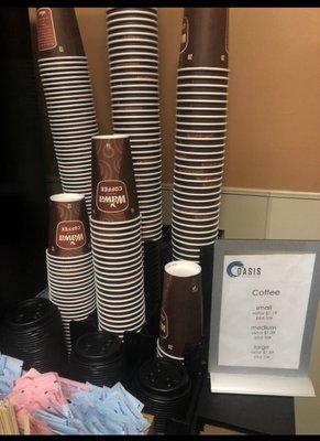 Wawa coffee in cafeteria!!!