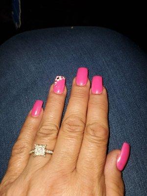 My nails, done by Annie 3 weeks ago.....