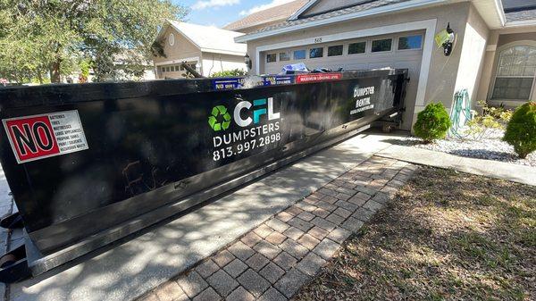 Dumpster rental residential 20 yard dumpster