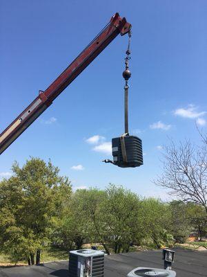 Condenser on the roof? No problem!