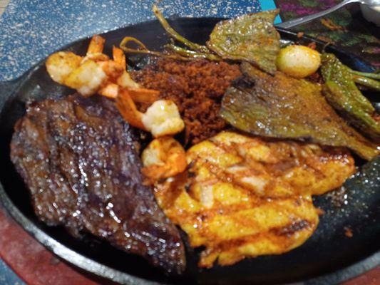 Paradilla plate, $14.99. The nopales or cactus were forgettable but the rest of the dish was tasty.