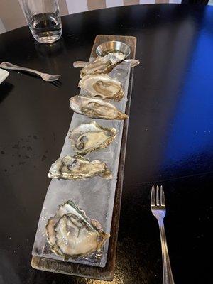 1/2 dozen oysters