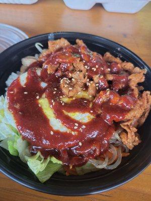 Bibimbap pork