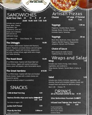 New Menu!!!! Check it out and stop in and try something today!!