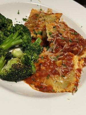 Broccoli rabe ravioli