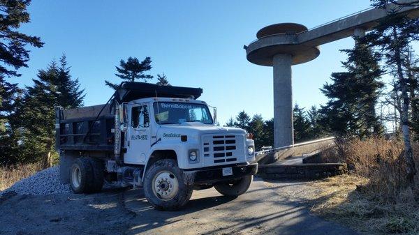 Delivering Gravel To Clingmans Dome Great Smoky Mountains National Park