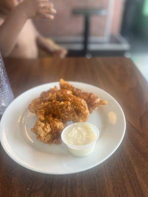 Bbq chicken tenders. That bbq is incredible