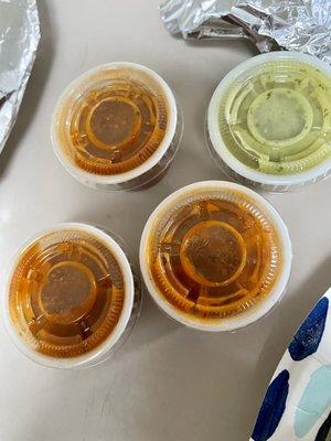 Assorted salsas