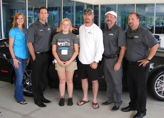 Bartow Ford celebrated its 20th year of Drive for Excellence by giving a mustang convertible away!