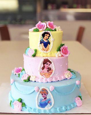 3 Tier Princess Cake