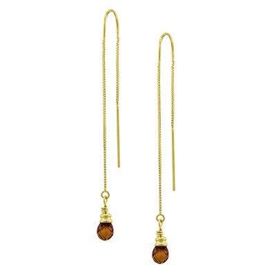 4400  Briolette Citrine Earrings