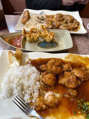 General Chicken and Cashew Chicken