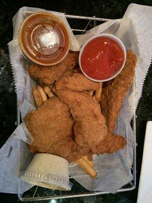 Chicken fingers and fries