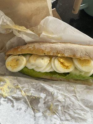 The Egg Salad (?) Sandwich