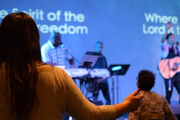 Worshiping in the presence of the Lord