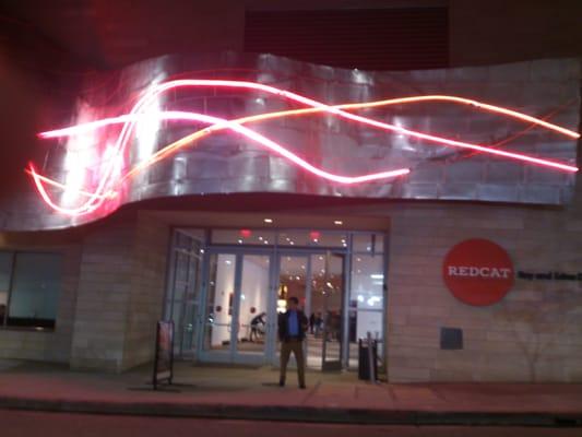 Entrance to the REDCAT & The REDCAT Lounge