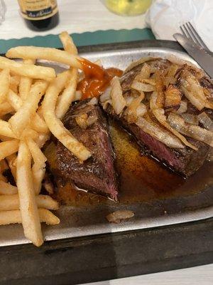 Sirloin with fries