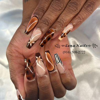 Gel-x nail design