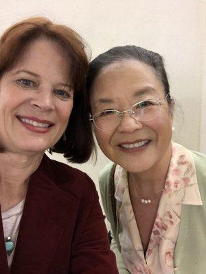 PEN 15 On Set with Maya's lovely mother MAtsuko Erskine  playing her mother!