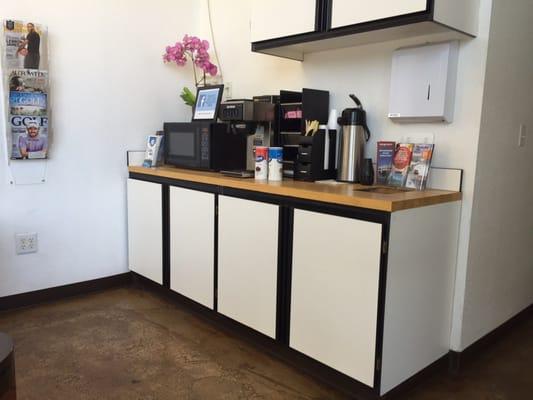 Coffee area!