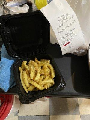 Dry ass fries