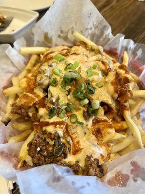 Spicy Kimchi Fries