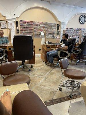 The nail tech who cut my toe.