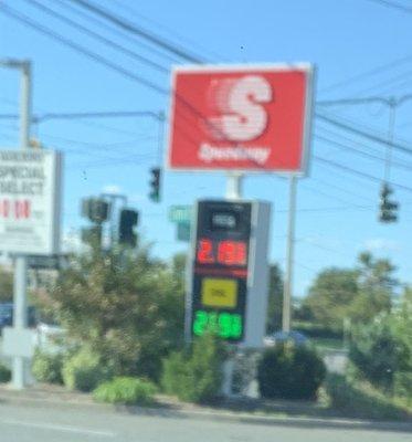 $2.19 regular 9/5/20