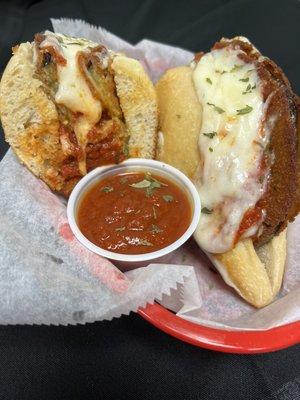 Eggplant Parmigiana Sub