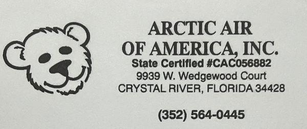 Arctic Air of America, Inc Air Conditioning & Refrigeration