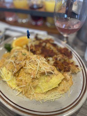 Cajun Salmon Omelet