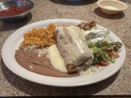 Shrimp Chimichanga