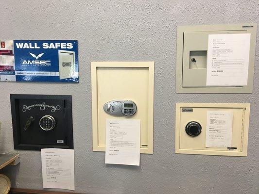 Wall Safes are a great way to hide and protect valuables