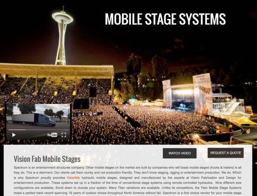 Spectrum Production Services
 Titan Mobile Stage Systems