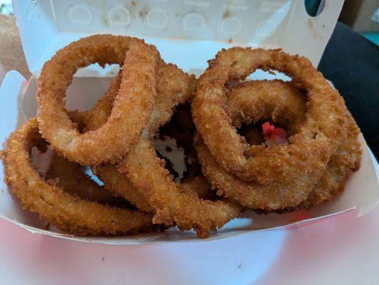 Jack's Onion Rings for $3.50 I'm down with the Clown