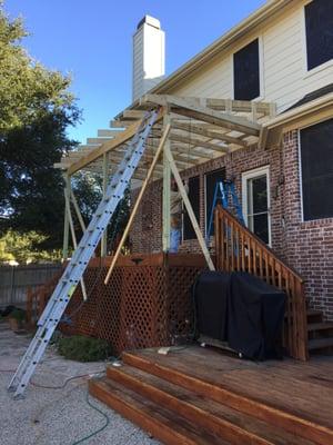 Pergola to Covered Patio