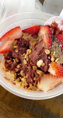 Strawberry Açaí bowl!